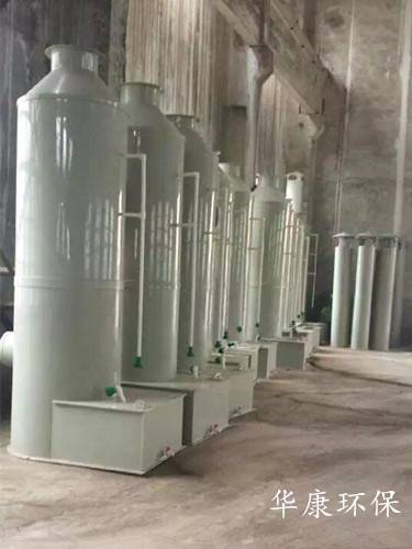 水膜脫硫除塵器安裝現(xiàn)場