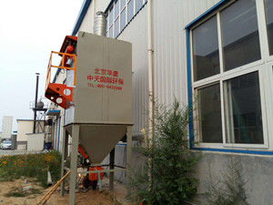 華康設計的脈沖袋式除塵器已投入使用圖片