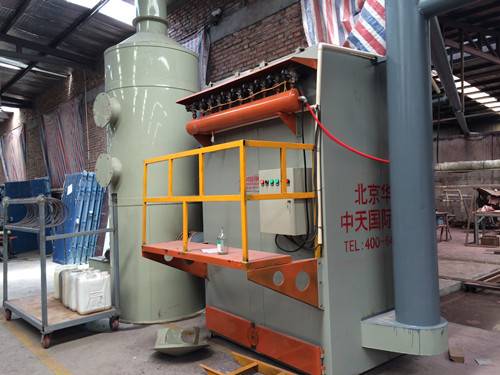 使用了消音器的噪聲小的單機(jī)脈沖布袋式除塵器